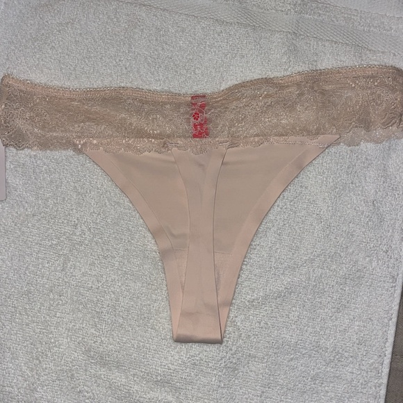 Ruby Ribbon Lace Trim Panties - Nude - Picture 4 of 6